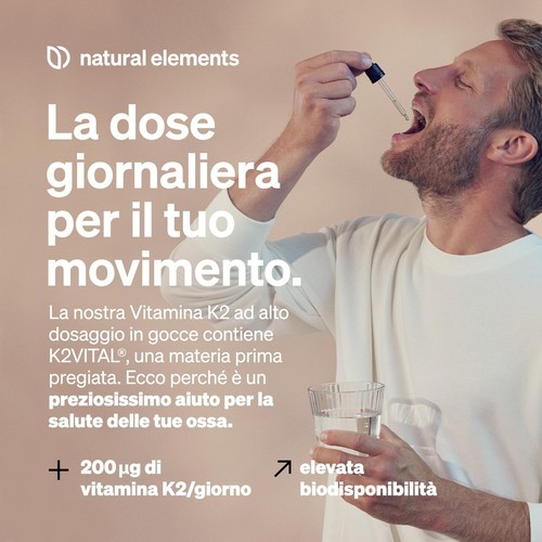 Vitamina K2 MK-7 200µg - 50 ml - contenuto all-trans > 99,7% - testato in labora - Foto 4 di 7