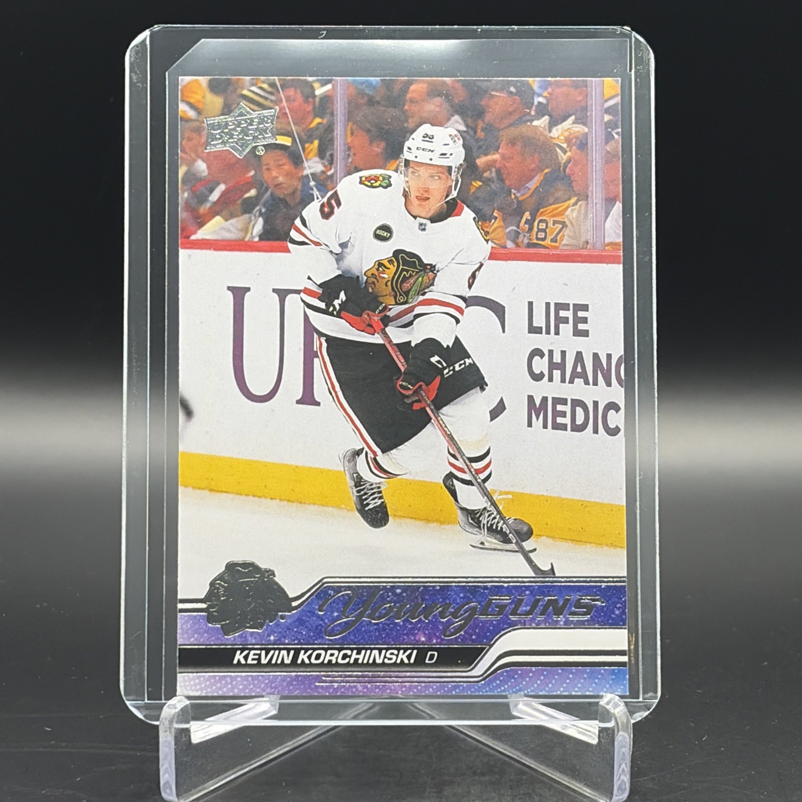 2023-24 Upper Deck Series 2 Kevin Korchinski Young Guns Rookie RC #486 