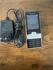 Sony Ericsson T715a Silver Cell Phone Tested Working Excellent Condition