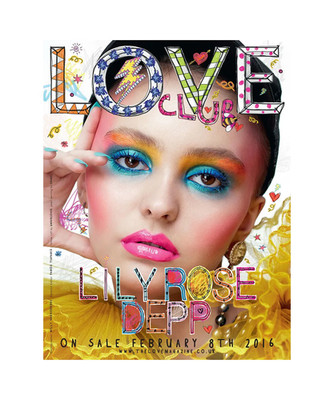 LOVE 15 S/S 2016 LOVE CLUB Lily - Rose Depp Issue New Magazine RARE!