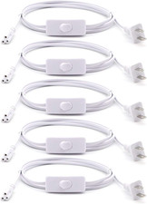 6FT T5 T8 LED Tube Light Power Extension Cord with On/Off Switch US Plug for Int