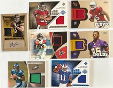 NFL Jersey Relic & Auto Lot Nick Foles RC Landry Jones Auto Matt Ryan Martin
