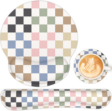 Ergonomic Mouse Pad with Wrist Rest and Keyboard Wrist Rest, Mousepad and Wrist