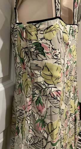 Anthropologie Elevenses Sundress Size 6 Fit And Flare Floral Dressy Free Ship
