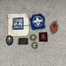 Boy Scouts Badge Collection Job Lot - Sew on Patches  Vintage