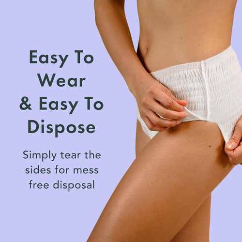 Rael Women’s Disposable Underwear, Organic Cotton, S-M, 12 Ct, FAST SHIP - 第 6/9 張圖片