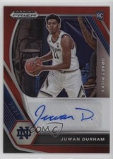 2021-22 Panini Prizm Draft Picks Red 80/199 Juwan Durham #DP-JDU Auto 06qq