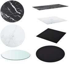 Tischplatte Ersatztischplatte Glasplatte Esstischplatte Platte Hartglas 30-120cm