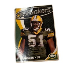 Brian Williams 51 Green Bay Packers Topps Football Trading Card NFL