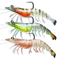 Pre-Rigged Fishing Jigs, 1:50 Super Durable TPE Bass Fishing Lures, Well-Made...