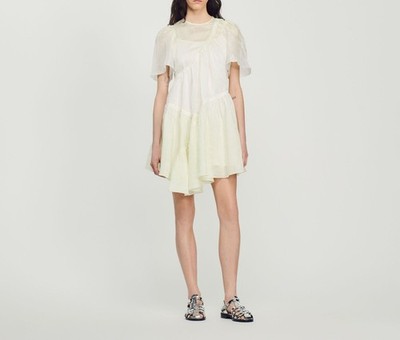 Sandro Women's Dress Linen Blend FR 40 / US 8 L SFPRO02987