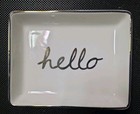 Beautiful HELLO Jewelry Dish - Heartfelt Gift for All Occasions — photo 1
