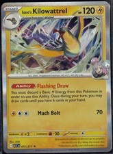 Iono's Kilowattrel 072/217 Ascended Heroes Rare Holo Pokemon Card NM