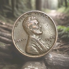  1940-d Lincoln Wheat Cent Penny Free Shipping
