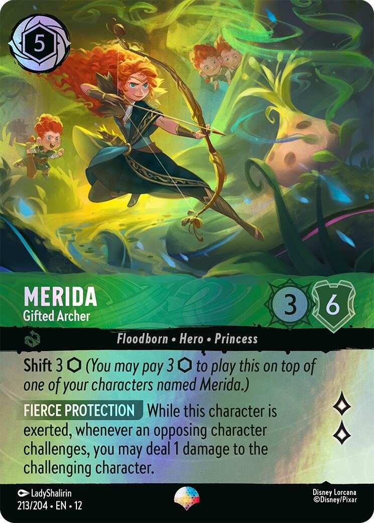 Disney Lorcana | Merida - Gifted Archer (Epic) | 213/204 | Wilds Unknown | NM