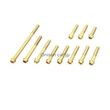 Jeu de boulons vifs KITACO pour couvre carter stock plaqué or 24 carats...