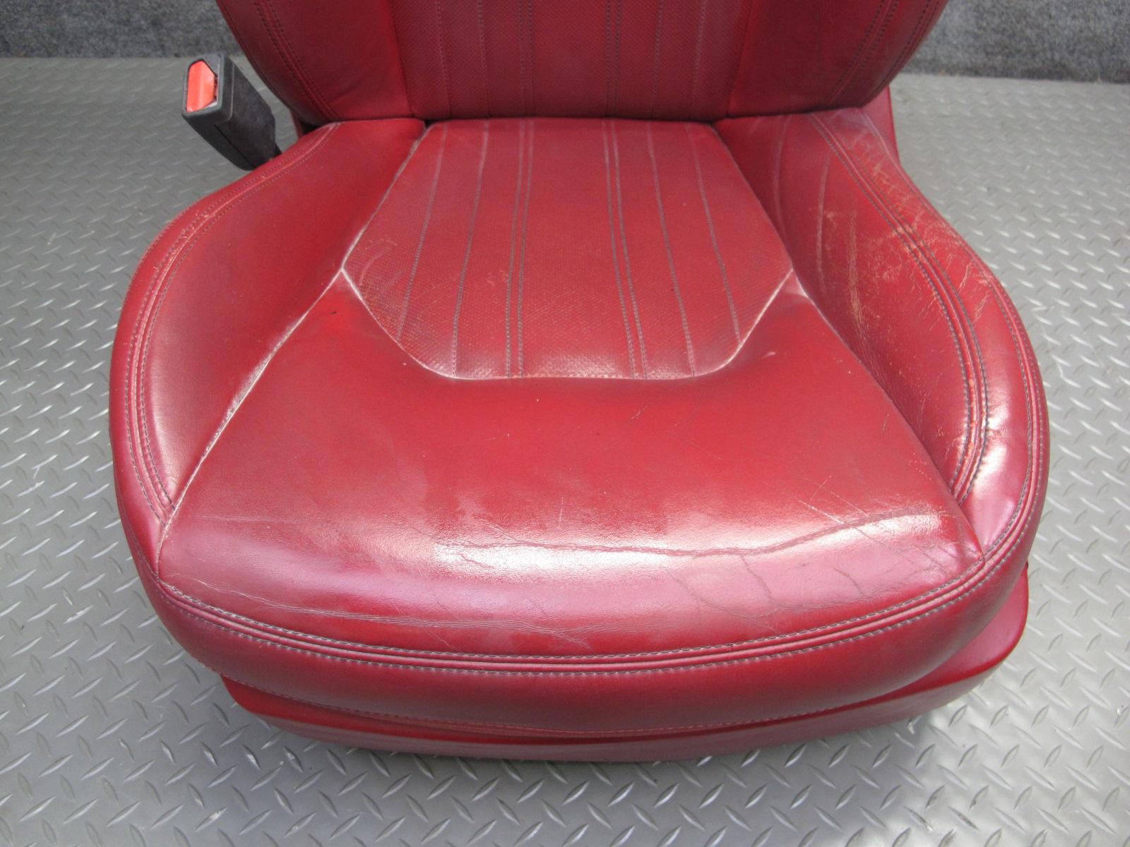 2017-2020 MASERATI LEVANTE M161 FRONT & REAR LEFT & RIGHT LEATHER SEAT RED SET
