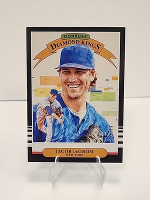 JACOB DEGROM 2019 DONRUSS #19 DIAMOND KINGS HOLO BACK #/99