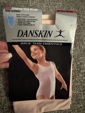 Danskin Girls' Light Pink Tank Leotard cheer dance ballet New sz I- 6X-7