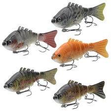 Multi Jointed Fishing Lures for Bass Trout Topwater, Hard Swimbaits for Bass ...