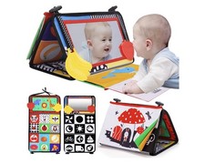 Tummy Time Baby Mirror Infant Toys Newborn 0 3 Months Brain Development Toys