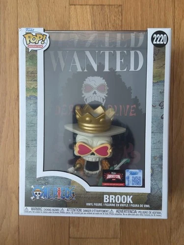 Funko POP! Animation: BROOK (Wanted Poster) #2220 TargetCon Exclusive