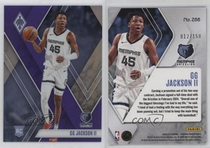 2023-24 Panini Phoenix Rookies Purple /150 GG Jackson II #266 Rookie RC