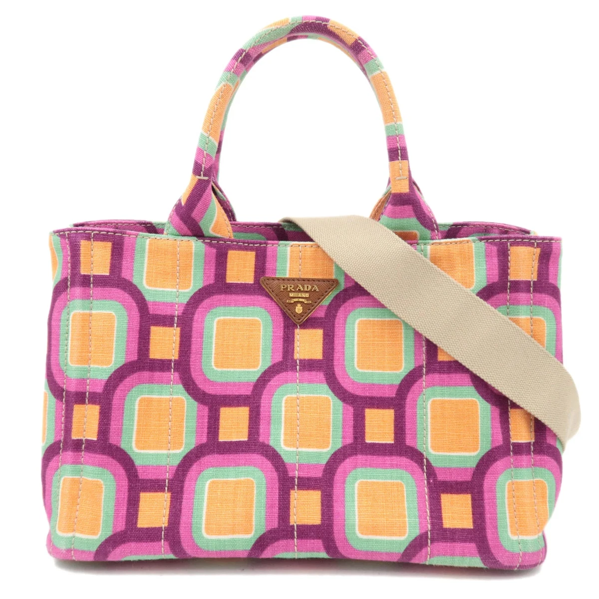 PRADA CANAPA トートバッグ フクシア　ピンク PRADA Canapa Tote Pink Bags & Handbags for Women for sale | eBay
