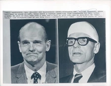 1972 Photo Press William Proxmire Senator Hair Transplants Politics