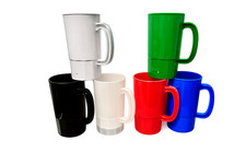 6 32 Ounce Beer Mugs/Steins Mix Colors Lead Free No BPA MADE IN AMERICA!