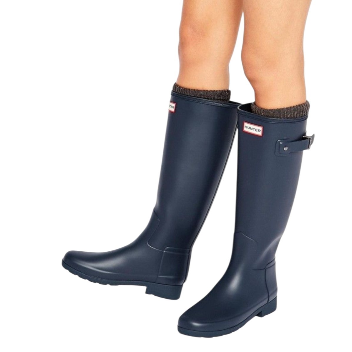 HUNTER Womens Original Tall Wellington Rubber Rain Boots SIZE 9F