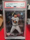 2017 Bowman Chrome - Aaron Judge #56 White Pinstripe Jersey (RC)