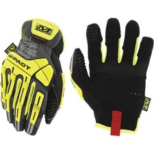 MECHANIX WEAR SMC-C91-011 Mechanics Gloves,Hi-Vis Yellow,11,PR 464F14