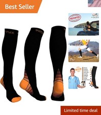 Physix Gear Compression Socks 20-30 mmHg - Men  Women - Running, Nurses, Shi...