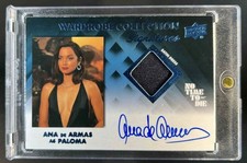 2025 Upper Deck James Bond Ana de Armas Paloma Wardrobe Collection Auto #2/50