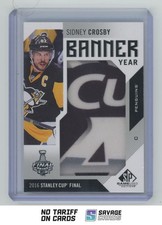 2016-17 SP Game Used Banner Year Stanley Cup Finals Sidney Crosby #BSC-SC
