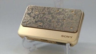 SONY Cyber Shot DSC-T99D 14.1MP CCD Vintage Digitalkamera Gold Hervorragend...