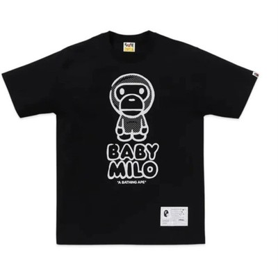A Bathing Ape - Bape x Joshua Vides Baby Milo. Black.  Size XXL