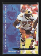 1995 Fleer Shell FACT #85 Willie Roaf New Orleans Saints