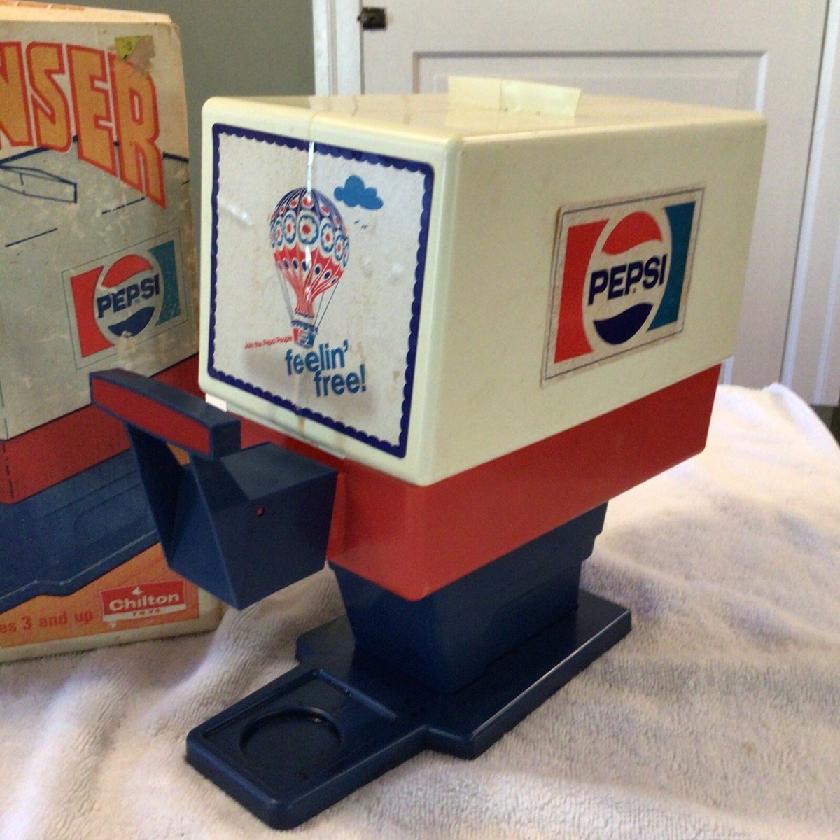 Vintage Pepsi Toy Soda Fountain Drink Dispenser by Chilton-Globe