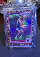 Bilal Coulibaly 2023/24 Haunted Hoops Candy Corn Foil Parallel Rookie RC SSP SP
