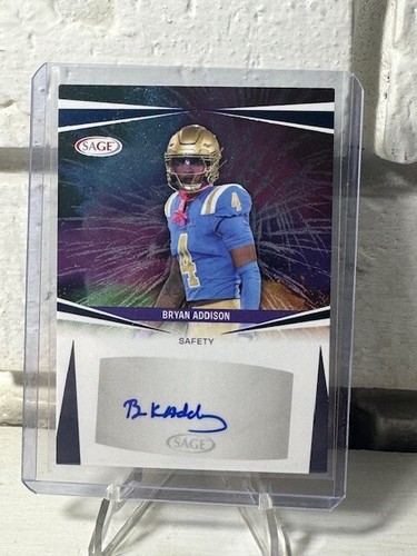 2025 Sage High Series Football - Bryan Addison - #A-BA Prospect Auto