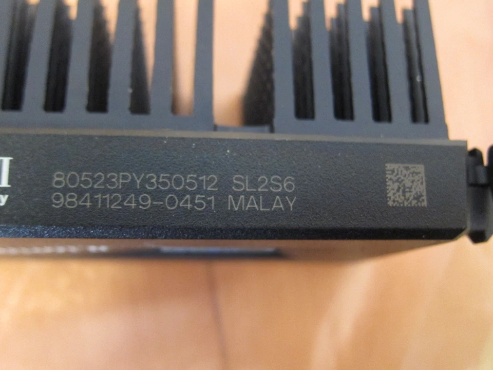 NOS 1x Intel Pentium II 350Mhz SL2S6 Slot 1 CPU with Heat Sink Tested & Working! - Image 3 of 4