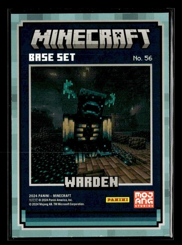 2024 Panini Minecraft - White Base Cards #1-#221 - Updated 7/2 - Picture 113 of 443