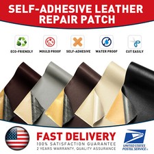Leather Vinyl Repair Kit Black Filler Restore Car Seat Couch Sofa Bus Patch Tape