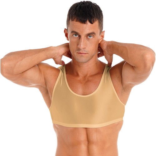 DE Herren Fitness Sport Tank Top glänzend Stretch Crop Tops ärmellose Activewear - Picture 84 of 114