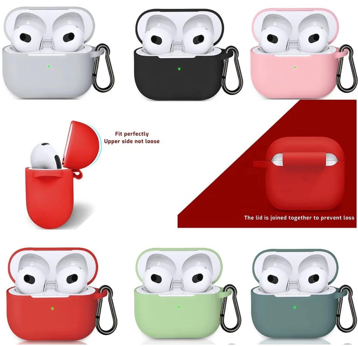 AirPods Pro Silicone Case Cover Shockproof Protective Case UK