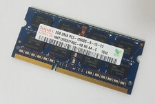 Memoria notebook 2 GB DDR3 PC3-10600S Hynix HMT125S6TFR8C-H9 1333 MHz
