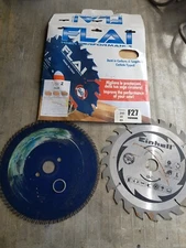Table Saw Blades 250mm 1 x FLAI Made in Italy 80 tooth 1x Einhell 24 Tooth