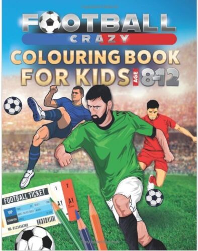 Football Coloring Training Meditation Anti-Stress Creative Gift Kids Fun - Photo 1/5